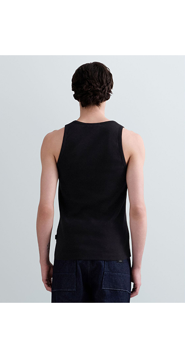 【正規品】DIESEL メタル穴あきタンクトップ ブラック リブニットトップス DIESEL（ディーゼル） 【並行輸入品】ディーゼル タンクトップ ニット